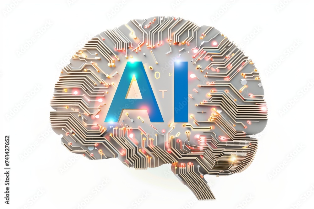 AI Brain Chip process node. Artificial Intelligence future proof human ...