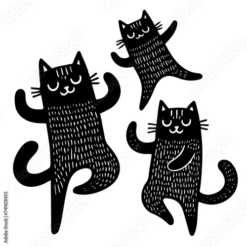 funny dancing cute cats collection