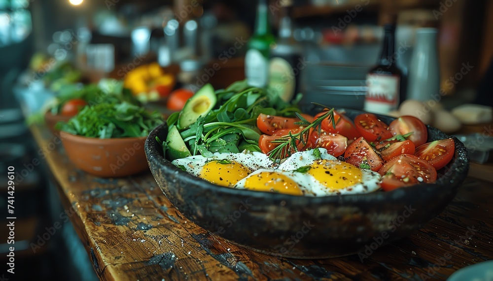 Obraz premium food background