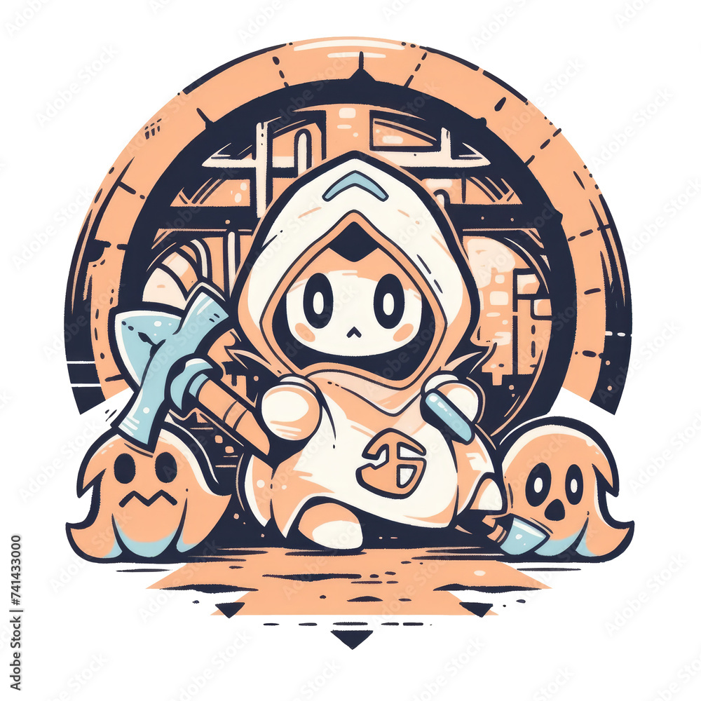 Dungeon creature tee artwork Dungeon creature tee artwork