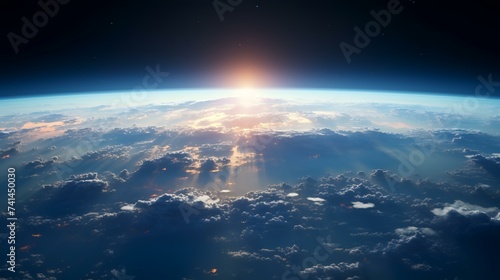 Photorealistic View of Earth from Space   © Devian Art