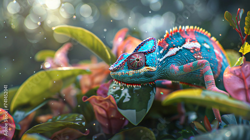 Chameleon lizard © khan