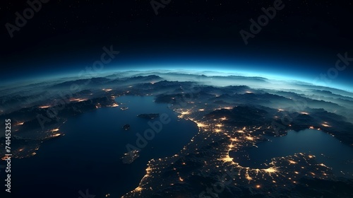 Italy's Finest Night Vista from Space