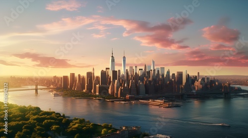 Sunrise Over New York City © Devian Art
