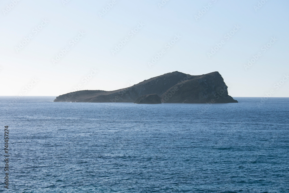 Islets located in Cala Comte on the island of Ibiza.