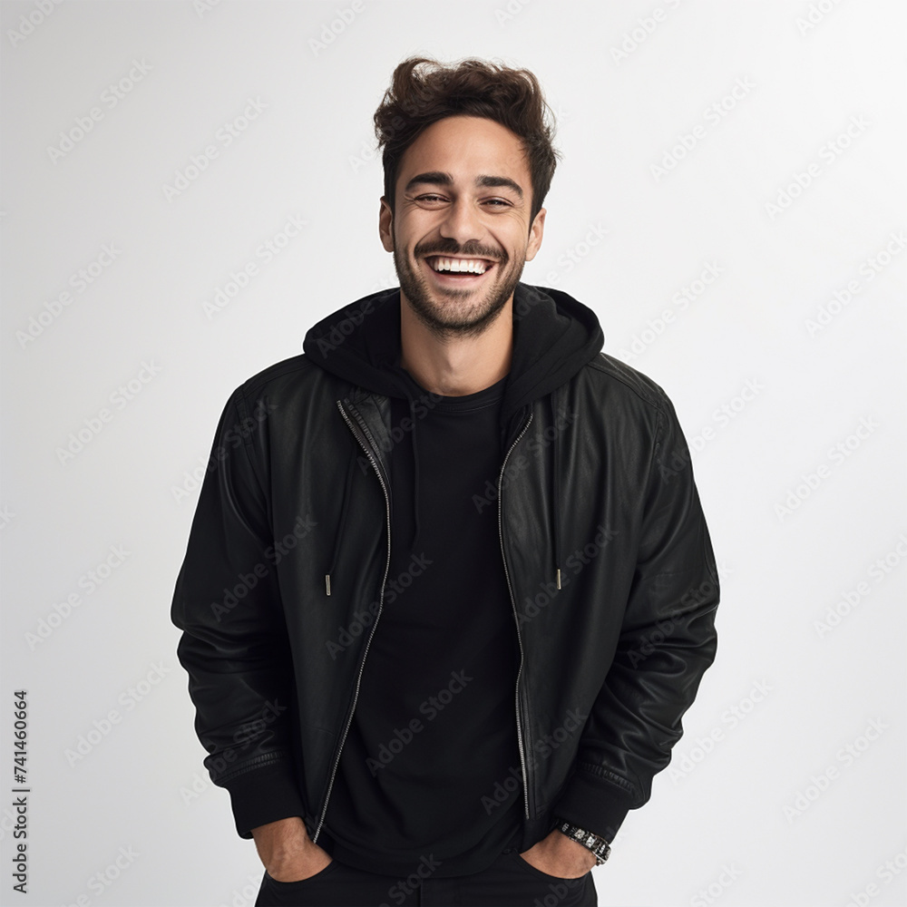 Portrait of a handsome smiling man isolated on white background Portrait of a handsome smiling man isolated on white background