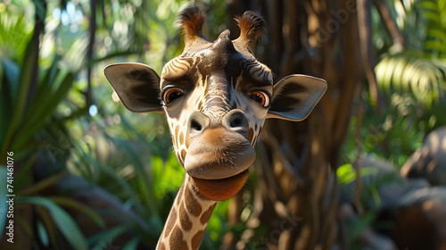 Funny giraffe © UsamaR