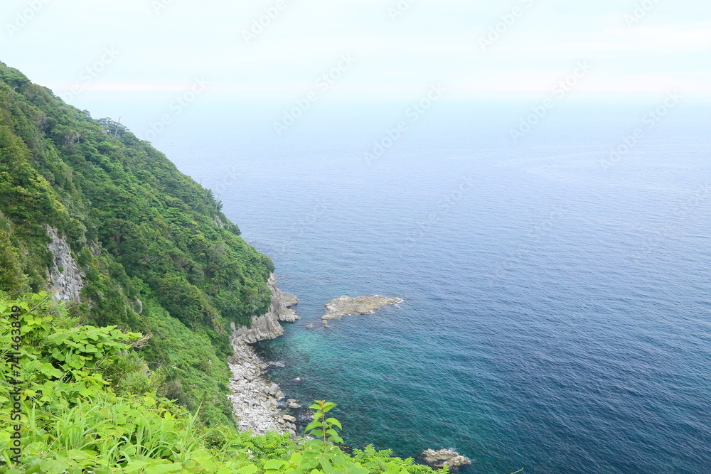 Fototapeta premium 美しい日本の風景 地形, 稜線