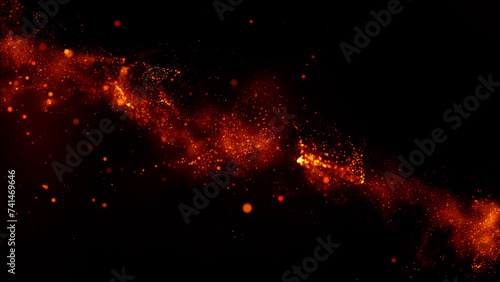 Abstract elegant luxury particle background