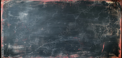 Dark crimson textured background resembling old blackboard with scratches and faded areas © Aaron Gallery  