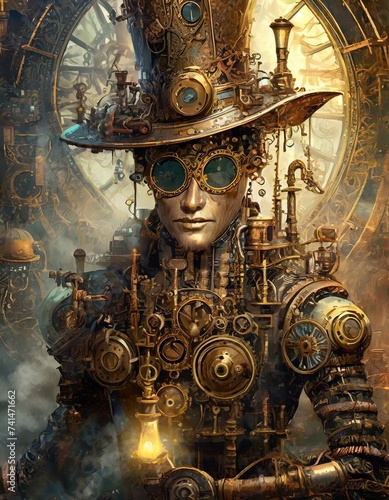 Steampunk city