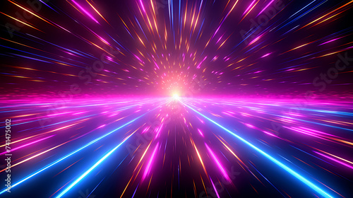 Wallpaper Mural Abstract explosion background, radiant abstract vector explosion of bright colors Torontodigital.ca