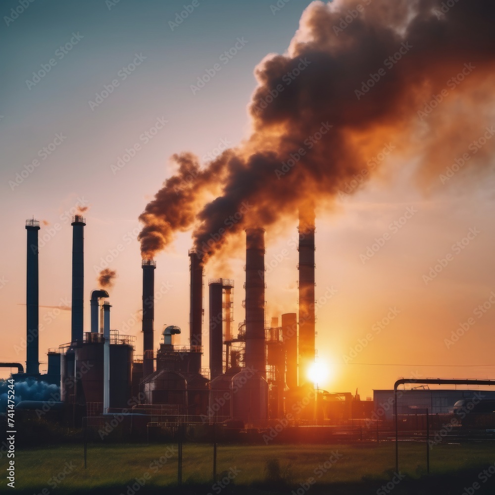 view of the factory pipes smoke bad ecology view of the factory pipes smoke bad ecology