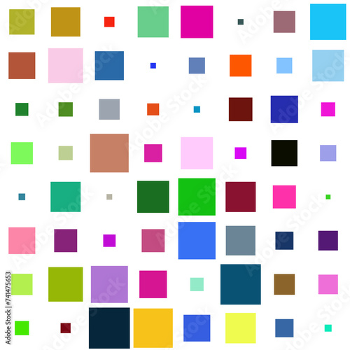 random squares texture