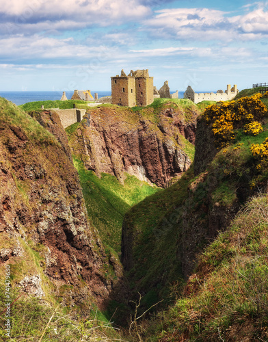 Scotland - Dunnotar castle, Scottish coast