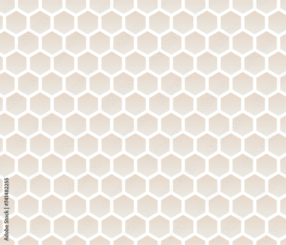Beige minimalistic vector seamless pattern with beige hexagons. Geometric design. Beige minimalistic vector seamless pattern with beige hexagons. Geometric design.