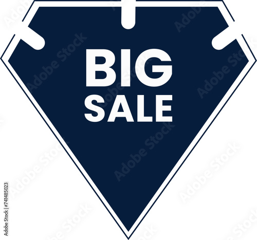Big sale sing on blue 