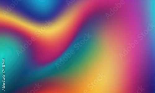 Technicolor Fantasy: Grainy Gradient Shining Background - Unleash Your Creative Spectrum