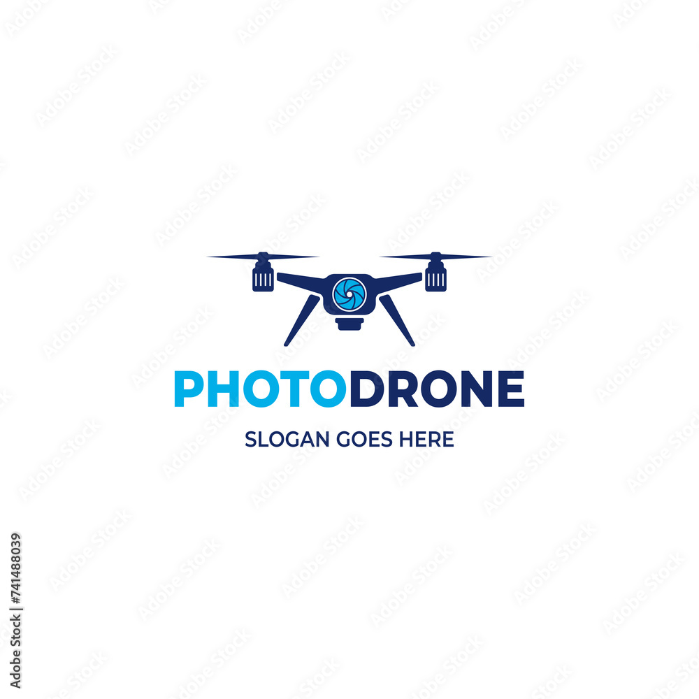 The logo of a drone combined with a camera lens, this logo is very suitable for those of you who provide professional photography services The logo of a drone combined with a camera lens, this logo is very suitable for those of you who provide professional photography services