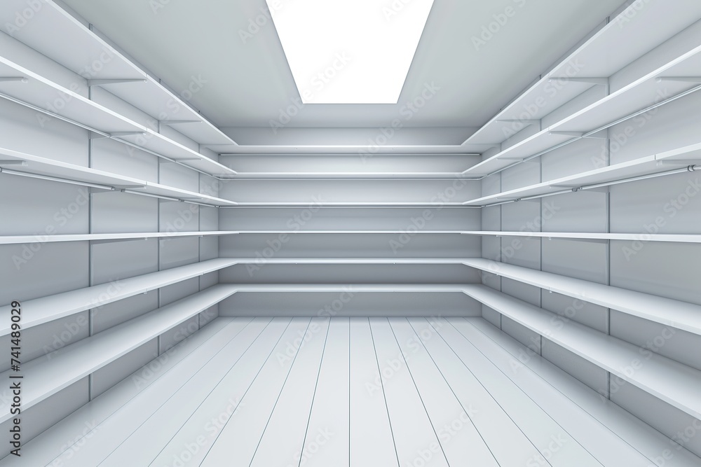 Obraz premium Interior of new dressing room