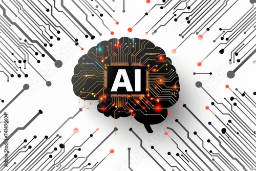 AI Brain Chip document similarity. Artificial Intelligence brain tumor clinical trials mind backup server axon. Semiconductor central nervous system circuit board creativity