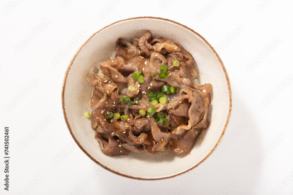 黒毛和牛 焼肉丼 (肩ロース薄切り肉) 黒毛和牛 焼肉丼 (肩ロース薄切り肉)
