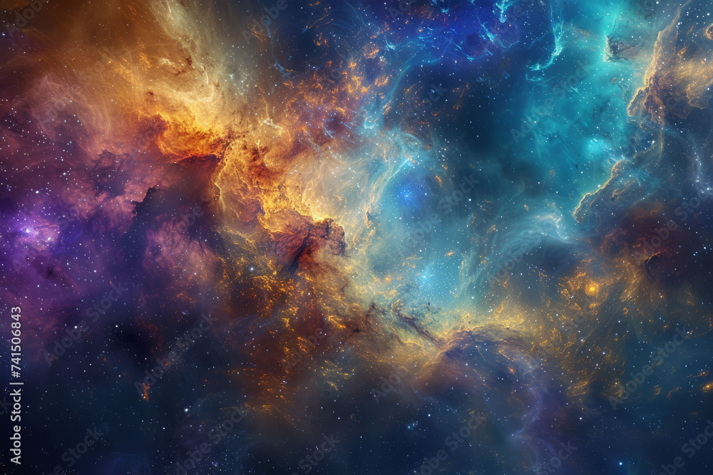 A tapestry of swirling galaxies and nebulae, evoking a sense of infinite celestial majesty A tapestry of swirling galaxies and nebulae, evoking a sense of infinite celestial majesty