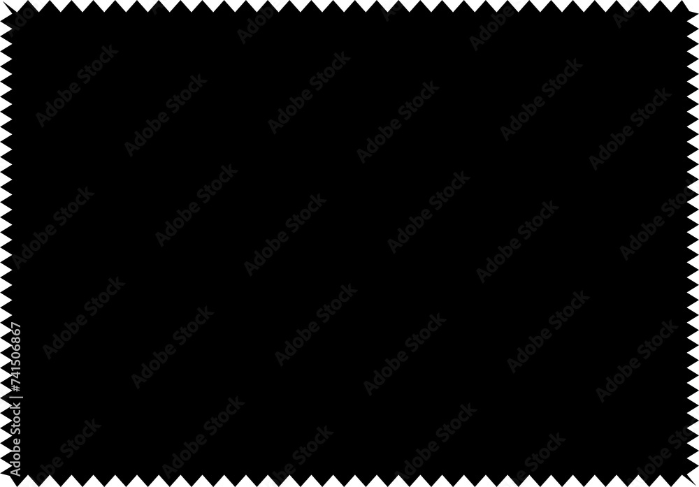 Zig zag edge square and circle shapes. Elements decoration Zig zag edge square and circle shapes. Elements decoration