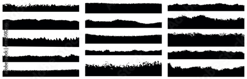 Big bundle of ink brush strokes. Grunge badge brush, box, frame, grunge background, Rectangle, splash. Vector paintbrush set. Black and white brushing square shape brush black paint graffiti gouache 