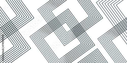 Black and white pattern White geometric abstract transparent carve line creative diagonal background. element gray wave decoration stripes technology square presentation smooth digital design.