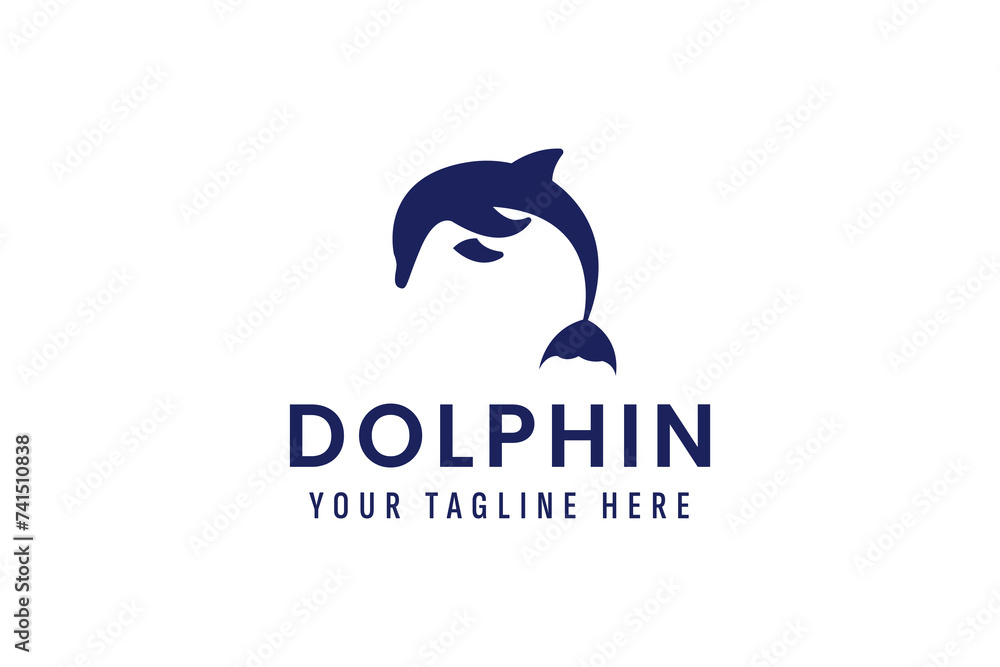 dolphin logo vector icon illustration dolphin logo vector icon illustration