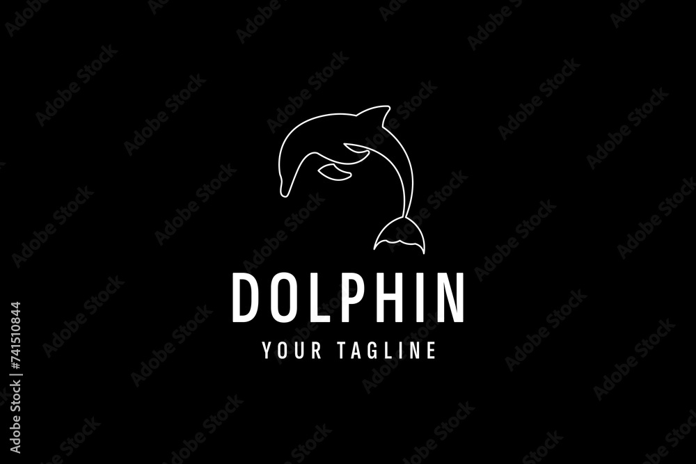 dolphin logo vector icon illustration dolphin logo vector icon illustration