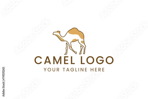 camel logo vector icon illustration