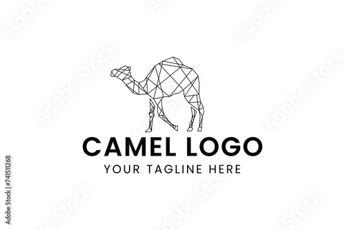 camel logo vector icon illustration