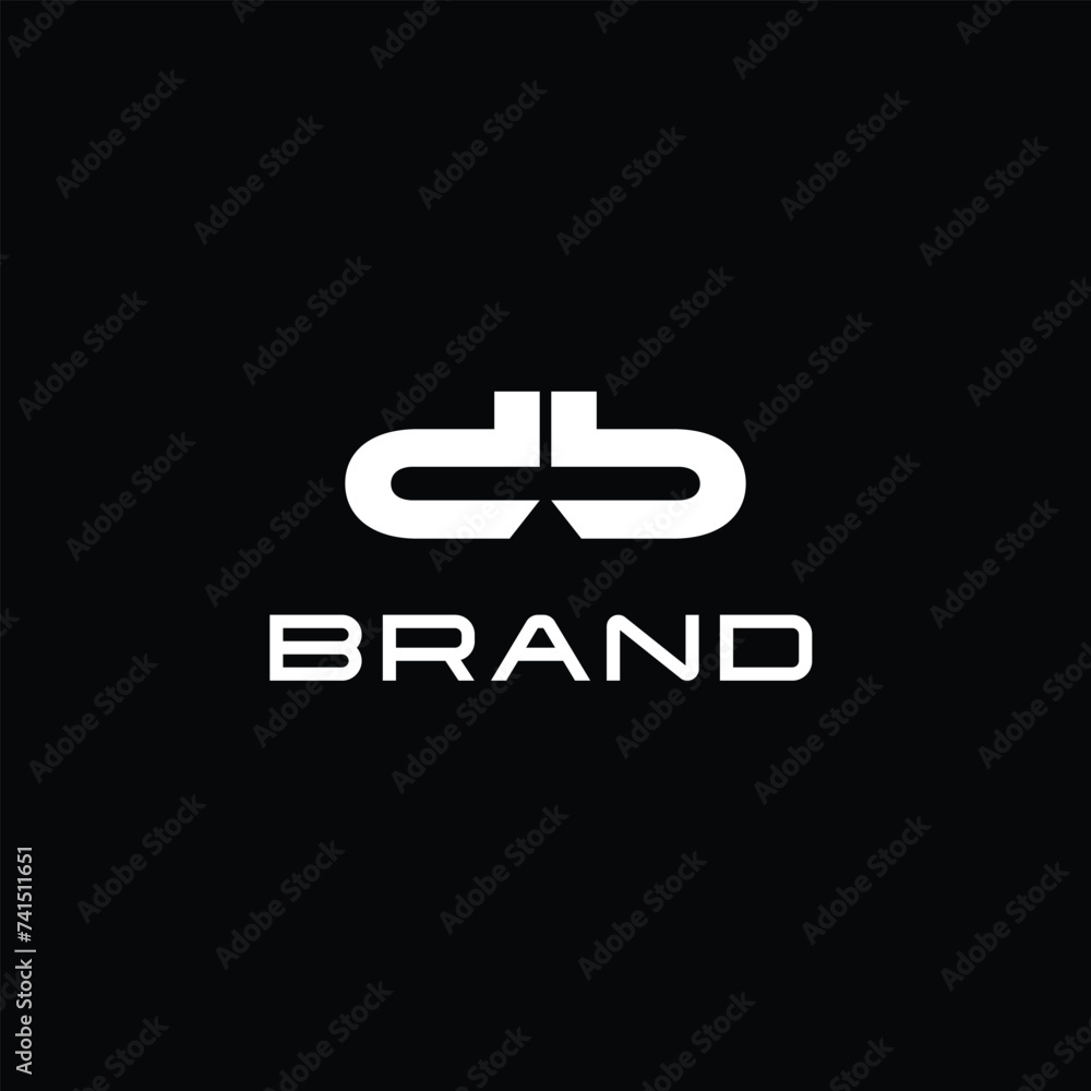 Letter D and B Monogram Logo for Visionary Brands Letter D and B Monogram Logo for Visionary Brands