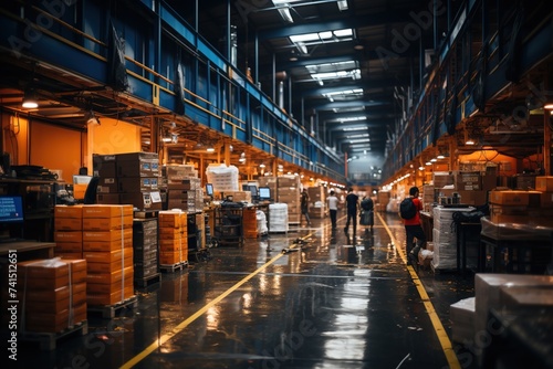 With cutting-edge technology and meticulous organization  this high-tech warehouse sets a new standard for efficiency and productivity in storage and logistics
