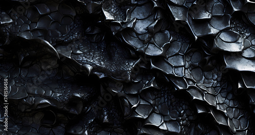 Abstract dragon close up scales surface texture photo