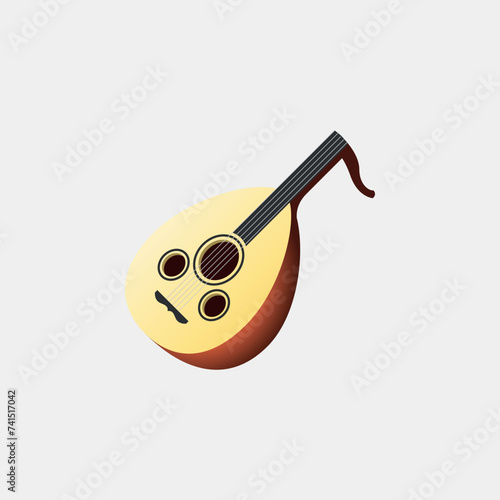 Lute - Oud. Arabic Oriental Music Instrument