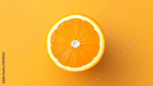 Ripe oranges, orange fruit illustration