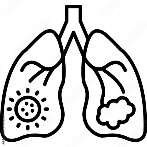 Lung Cancer Icon