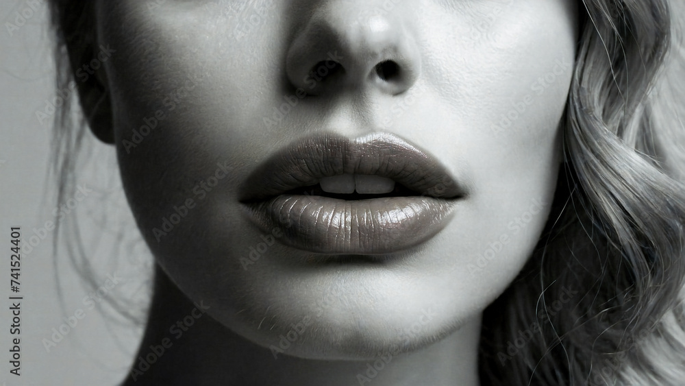 High-end Elegant Woman Beautiful Face Makeup High-end Elegant Woman Beautiful Face Makeup