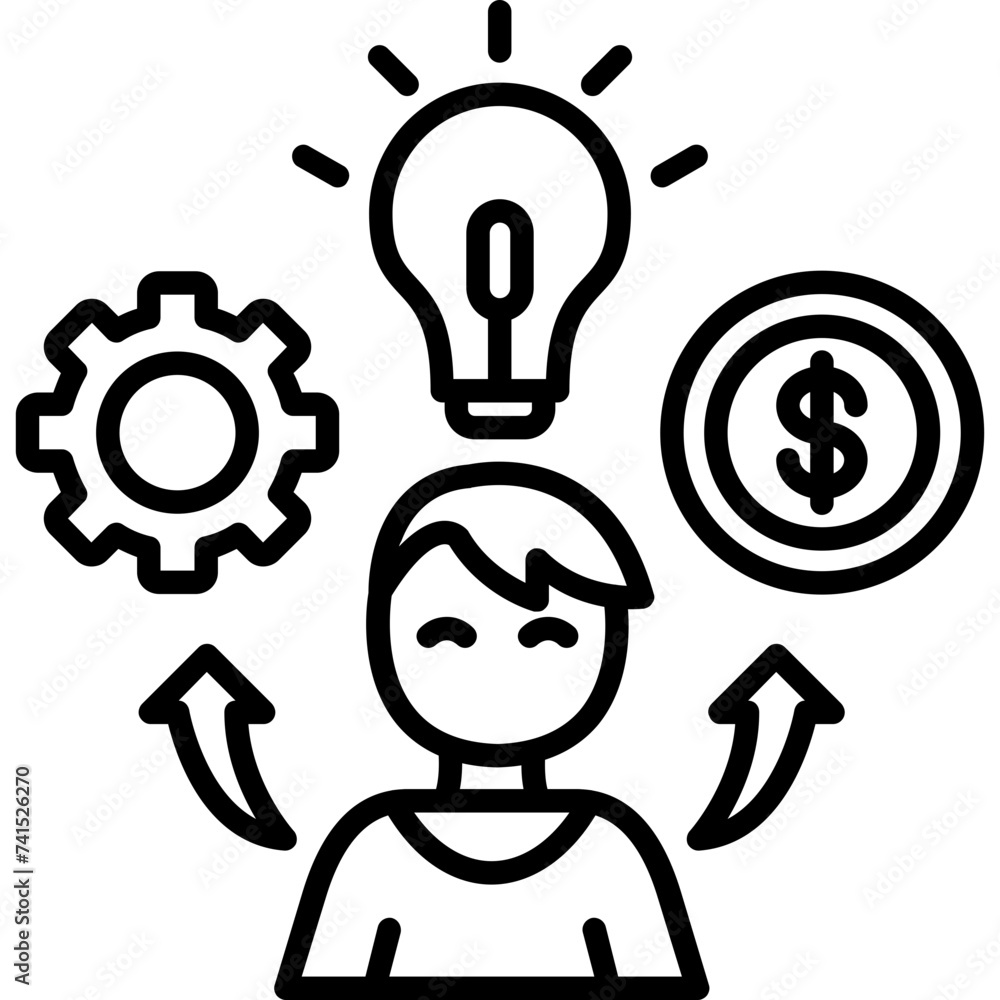 Entrepreneurship Icon Entrepreneurship Icon