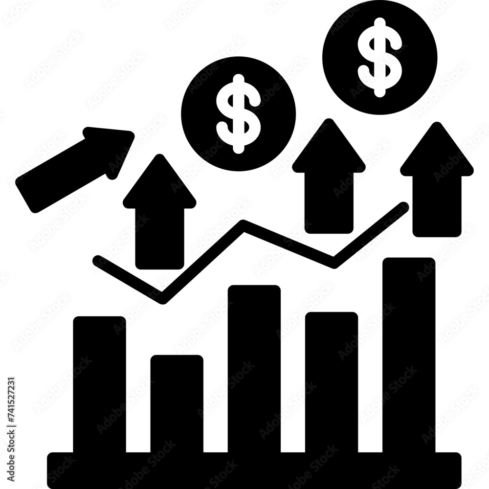 Profit Growth Icon Profit Growth Icon