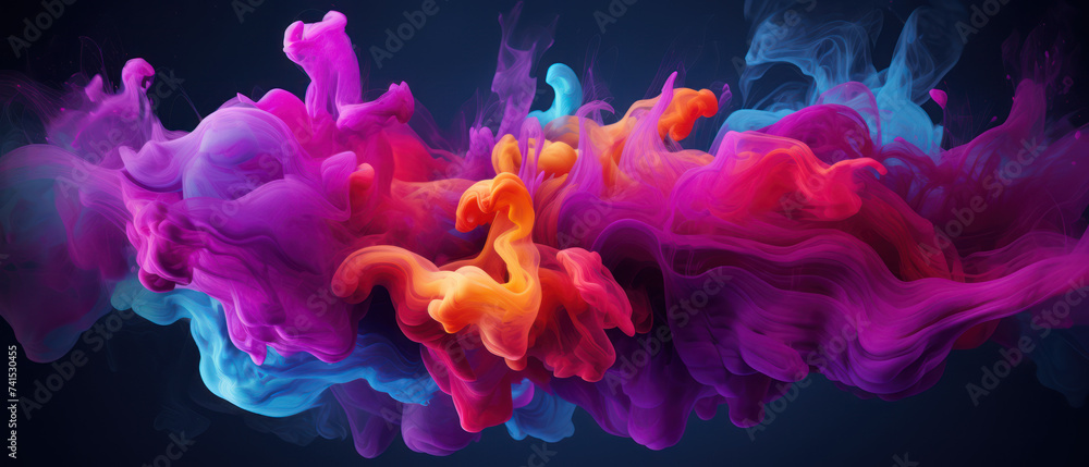 abstract fusion background with waves of colorful smoke and fabric pattern abstract fusion background with waves of colorful smoke and fabric pattern
