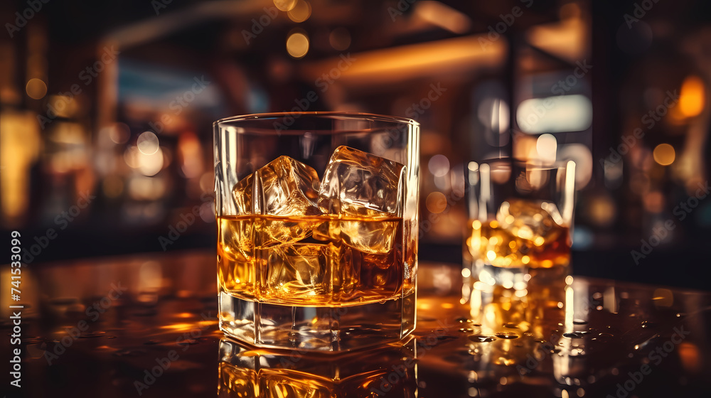 There is a glass of whiskey on the table There is a glass of whiskey on the table