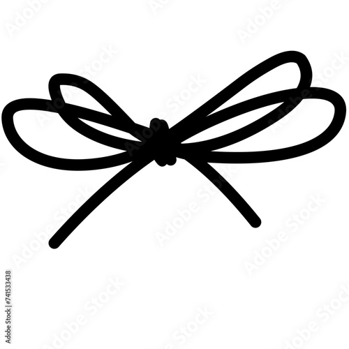 Rope Bow Cute Vector 