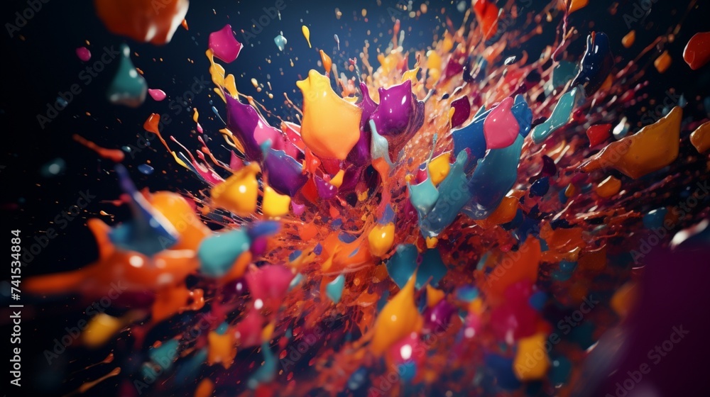 colorful ,Realistic , Stylish ,Abstract wallpaper background.