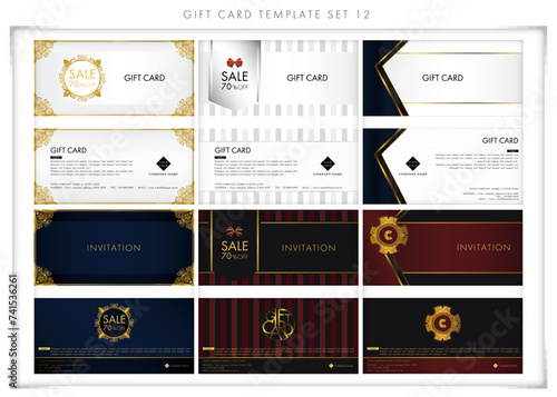 ギフトカードセット１２　gift card　金券　優待券　割引券