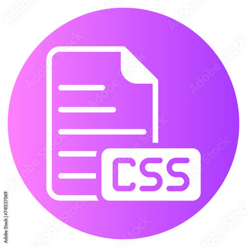 css file gradient icon
