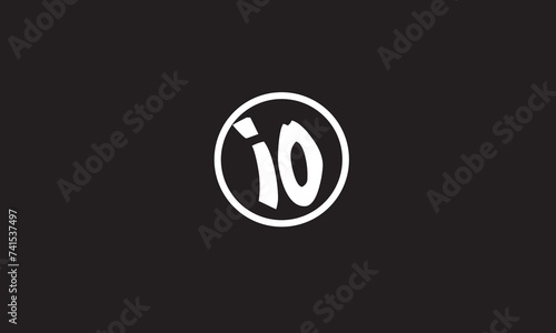 IO, OI, O, I Abstract Letters Logo Monogram	